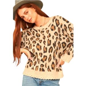 Versona Cheetah Sweater Small